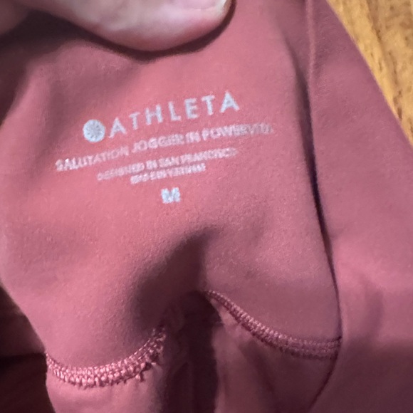 Athleta Dusty Rose Jogger Pants - Picture 2 of 5